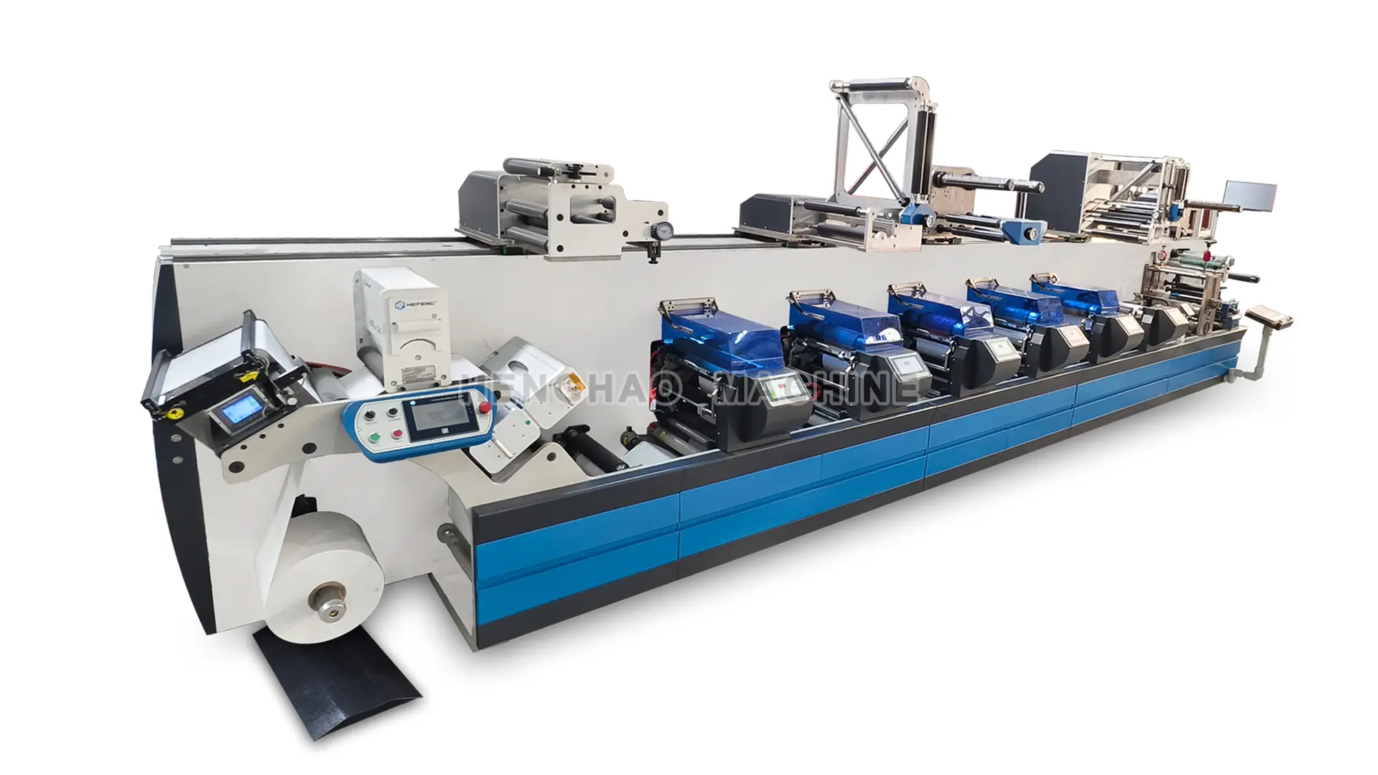 Máquina Flexográfica de 6 Colores para Impresión de Etiquetas HJZ-370B