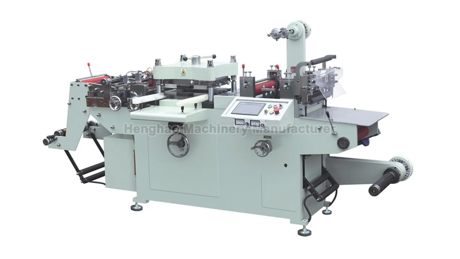 Máquina de Corte de Etiquetas Planas con Función Roll-to-Roll y Roll-to-Sheet (HMQ-350A)