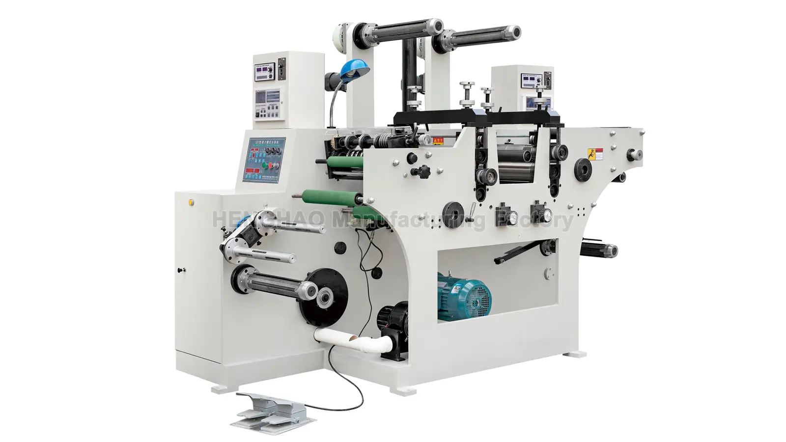 Máquina de Corte de Etiquetas de Papel de Doble Estación HMQ-320YC