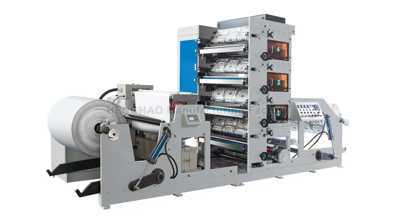 Máquina de Impresión Flexográfica Roll to Roll HRY-850A