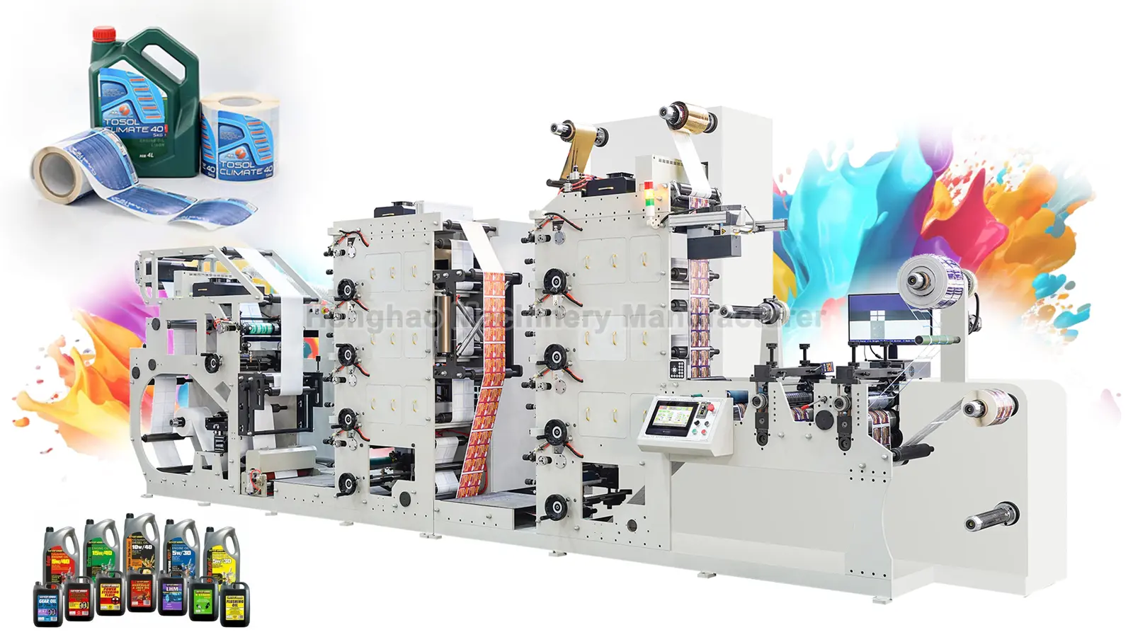 Máquina de impresión de etiquetas para botellas de aceite de motor: Guía completa