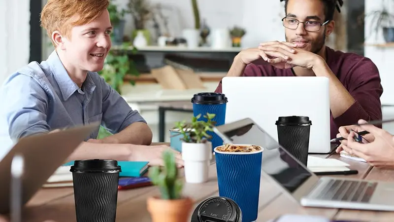 largamente utilizados para bebidas como el café, el té y los refrescos